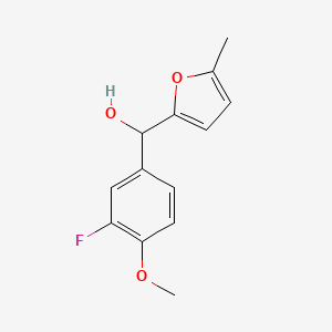 3-Fluoro-4-methoxyphenyl-(5-methyl-2-furyl)methanol