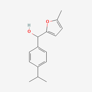 molecular formula C15H18O2 B7872476 5-Methyl-2-furyl-(4-iso-propylphenyl)methanol 