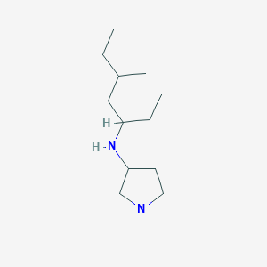molecular formula C13H28N2 B7872533 1-methyl-N-(5-methylheptan-3-yl)pyrrolidin-3-amine 