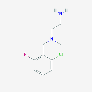 molecular formula C10H14ClFN2 B7872594 N*1*-(2-Chloro-6-fluoro-benzyl)-N*1*-methyl-ethane-1,2-diamine 