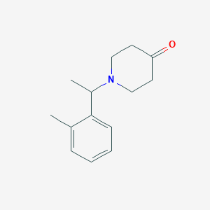 1-(1-(o-Tolyl)ethyl)piperidin-4-one