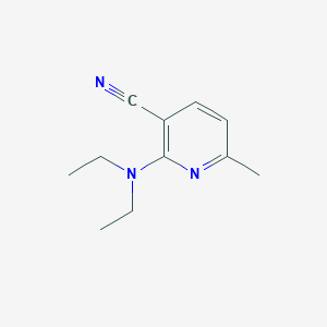 molecular formula C11H15N3 B7872672 2-(Diethylamino)-6-methylpyridine-3-carbonitrile 