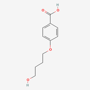 molecular formula C11H14O4 B7872704 4-(4-羟基丁氧基)苯甲酸 