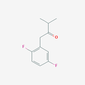 molecular formula C11H12F2O B7872736 1-(2,5-Difluorophenyl)-3-methylbutan-2-one 
