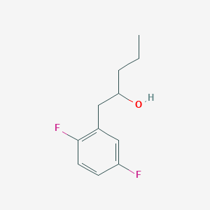 molecular formula C11H14F2O B7872751 1-(2,5-Difluorophenyl)-2-pentanol 