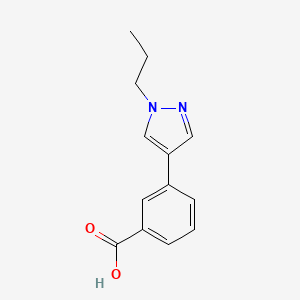 3-(1-Propyl-1H-pyrazol-4-yl)benzoic acid