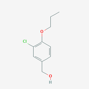 molecular formula C10H13ClO2 B7872848 (3-Chloro-4-propoxyphenyl)methanol 
