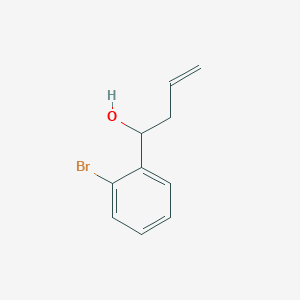 molecular formula C10H11BrO B7873078 1-(2-Bromophenyl)but-3-en-1-ol 
