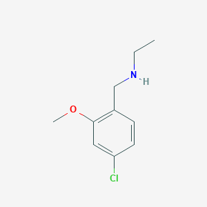 molecular formula C10H14ClNO B7873098 N-(4-Chloro-2-methoxybenzyl)ethanamine 