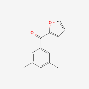molecular formula C13H12O2 B7873250 2-(3,5-Dimethylbenzoyl)furan 