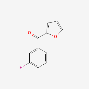 molecular formula C11H7FO2 B7873254 2-(3-Fluorobenzoyl)furan 