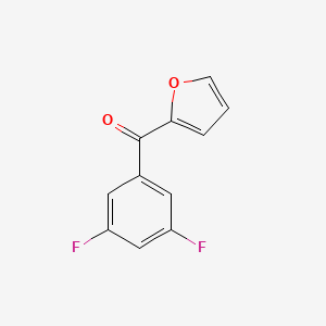 molecular formula C11H6F2O2 B7873261 (3,5-Difluorophenyl)(furan-2-yl)methanone 