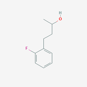 molecular formula C10H13FO B7873284 4-(2-Fluorophenyl)butan-2-ol 