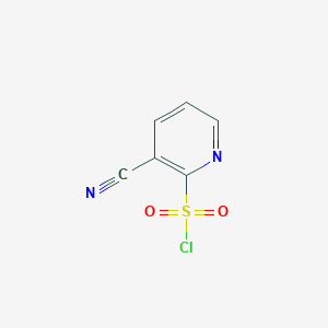 molecular formula C6H3ClN2O2S B7873304 3-Cyanopyridine-2-sulfonyl chloride 