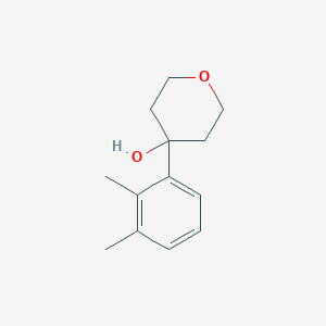 molecular formula C13H18O2 B7873467 4-(2,3-Dimethylphenyl)oxan-4-ol 