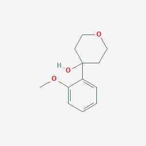 molecular formula C12H16O3 B7873531 4-(2-Methoxyphenyl)oxan-4-ol 