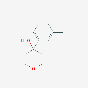 4-(3-Methylphenyl)oxan-4-ol