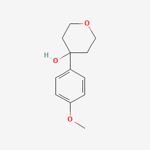 molecular formula C12H16O3 B7873550 4-(4-Methoxyphenyl)-tetrahydro-2H-pyran-4-ol 