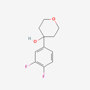 4-(3,4-Difluorophenyl)oxan-4-ol