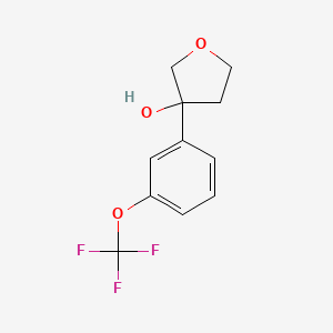 3-[3-(Trifluoromethoxy)phenyl]oxolan-3-ol