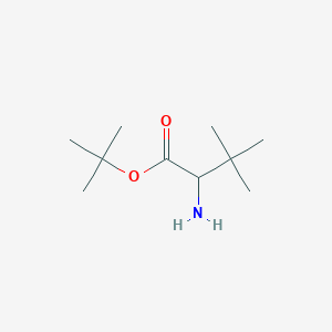 molecular formula C10H21NO2 B7873873 H-tBu-Gly-OtBu HCl 