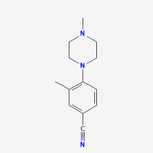 3-Methyl-4-(4-methylpiperazin-1-yl)benzonitrile