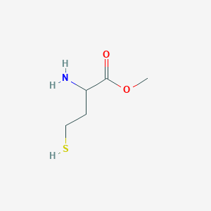 molecular formula C5H11NO2S B7873926 Methyl 2-amino-4-sulfanylbutanoate 