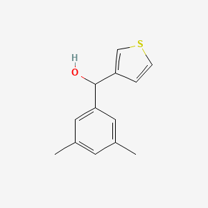 molecular formula C13H14OS B7873995 (3,5-Dimethylphenyl)(thiophen-3-yl)methanol 