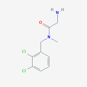 molecular formula C10H12Cl2N2O B7874130 2-Amino-N-(2,3-dichloro-benzyl)-N-methyl-acetamide 