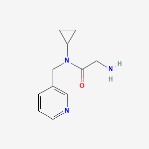molecular formula C11H15N3O B7874140 2-Amino-N-cyclopropyl-N-pyridin-3-ylmethyl-acetamide 