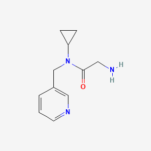 2-Amino-N-cyclopropyl-N-pyridin-3-ylmethyl-acetamide