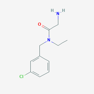 molecular formula C11H15ClN2O B7874184 2-Amino-N-(3-chloro-benzyl)-N-ethyl-acetamide 