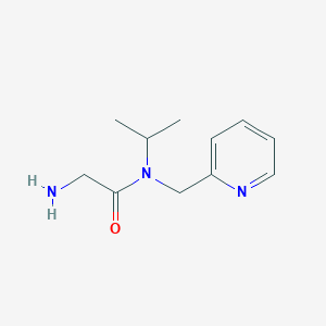 molecular formula C11H17N3O B7874215 2-Amino-N-isopropyl-N-pyridin-2-ylmethyl-acetamide 
