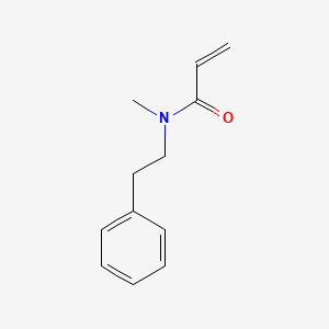 molecular formula C12H15NO B7874261 N-methyl-N-(2-phenylethyl)prop-2-enamide 