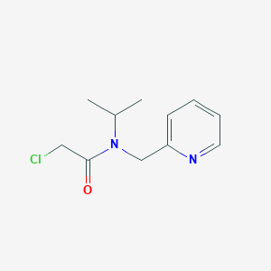 molecular formula C11H15ClN2O B7874273 2-Chloro-N-isopropyl-N-pyridin-2-ylmethyl-acetamide 