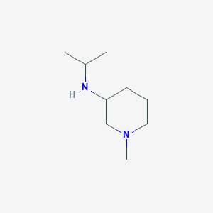 molecular formula C9H20N2 B7874310 Isopropyl-(1-methyl-piperidin-3-yl)-amine 