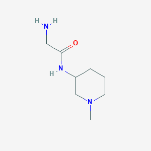 molecular formula C8H17N3O B7874327 2-Amino-N-(1-methyl-piperidin-3-yl)-acetamide 