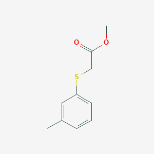 molecular formula C10H12O2S B7874339 Methyl 2-(m-tolylthio)acetate CAS No. 190005-34-6