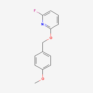 molecular formula C13H12FNO2 B7874370 2-Fluoro-6-(4-methoxy-benzyloxy)-pyridine 