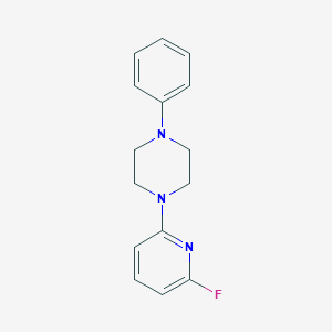 molecular formula C15H16FN3 B7874375 1-(6-Fluoropyridin-2-yl)-4-phenylpiperazine 