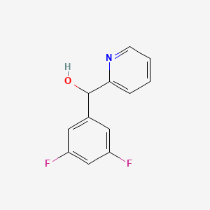 molecular formula C12H9F2NO B7874473 3,5-Difluorophenyl-(2-pyridyl)methanol CAS No. 1339891-78-9