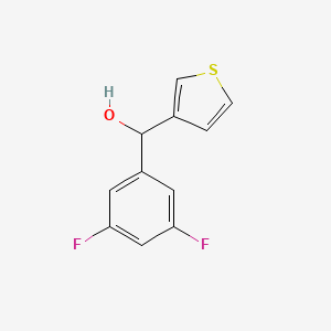 molecular formula C11H8F2OS B7874507 (3,5-Difluorophenyl)(thiophen-3-yl)methanol 