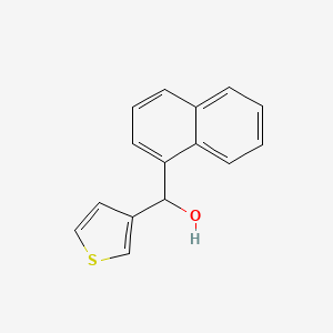 molecular formula C15H12OS B7874525 Naphthalen-1-yl(thiophen-3-yl)methanol 