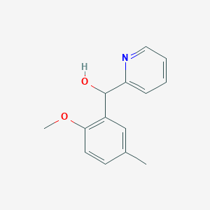 (2-Methoxy-5-methylphenyl)(pyridin-2-yl)methanol