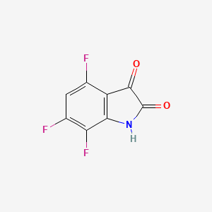 4,6,7-Trifluoroindoline-2,3-dione