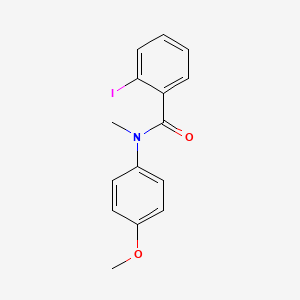molecular formula C15H14INO2 B7874605 2-iodo-N-(4-methoxyphenyl)-N-methylbenzamide 