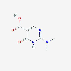 2-(Dimethylamino)-6-oxo-1,6-dihydropyrimidine-5-carboxylic acid