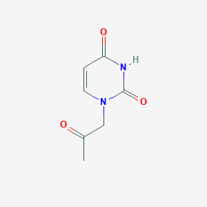 molecular formula C7H8N2O3 B7874696 1-(2-Oxopropyl)uracil 
