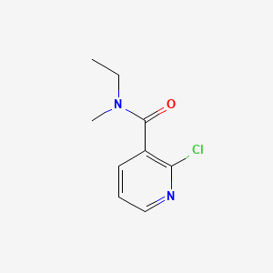 molecular formula C9H11ClN2O B7874772 2-Chloro-N-ethyl-N-methylnicotinamide CAS No. 112006-59-4