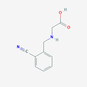 molecular formula C10H10N2O2 B7874776 (2-Cyano-benzylamino)-acetic acid 